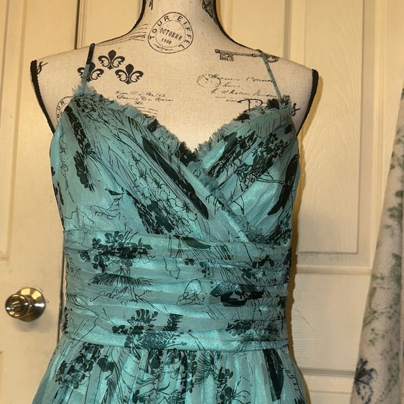 Laundry By Shelli Segal Dresses & Skirts - NWT Laundry By Shelli Segal Aqua Floral 100% SILK DRESS